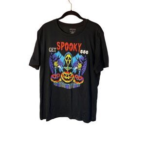 Berkeley Jensen Unisex, spooky graphic Halloween T-shirt, size large